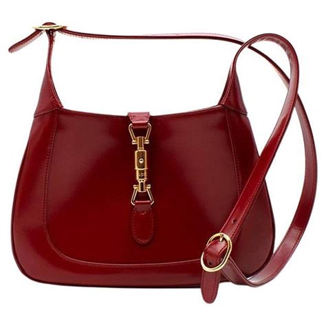 gucci burgundy jackie|gucci jackie silhouette.